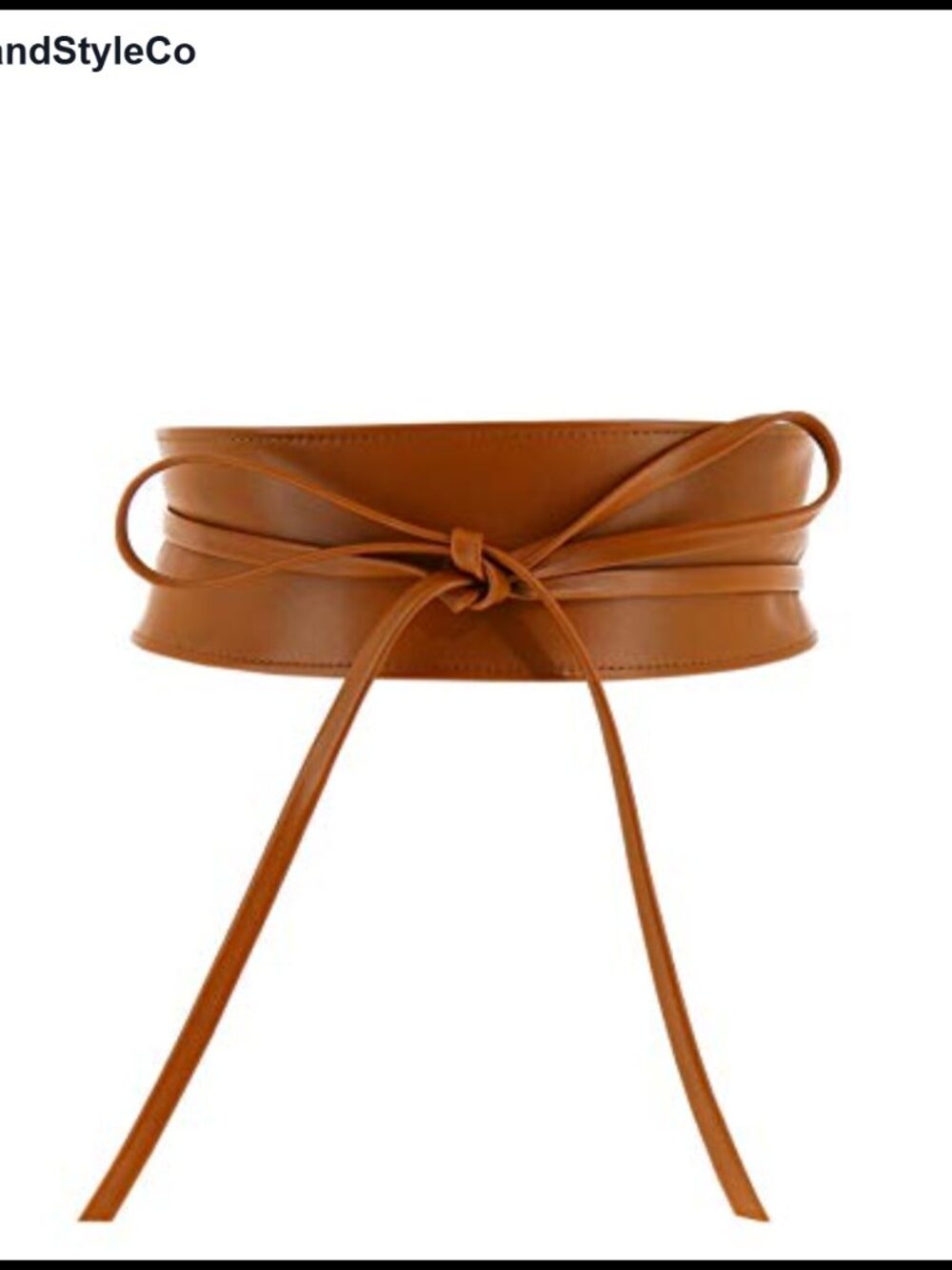 Italian Leather Obi Belt Women's Full-Grain Cowhide Adjustable Casual